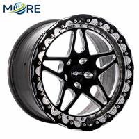 Jantes Beadlock Forgées MORE 15 16 17 18 19 20 Pouces, Jantes Drag 18x10 19x10 pour Nissan GTR Mustang GT Ford Dodge