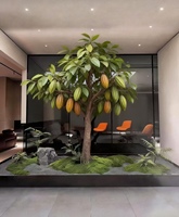Grand Arbre Cacaoyer Décoratif Personnalisé avec Fruits Vifs pour Restaurant Arabe, Hall d'Hôtel, Centre Commercial, Ornement de Lieu Commercial