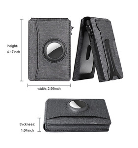 กระเป๋าใส่บัตรพร้อมช่องใส่เครื่องติดตาม วัสดุอลูมิเนียมอัลลอยด์ แบบป๊อปอัพ จัดส่ง<span class=keywords><strong>ฟรี</strong></span> - Product Image 2