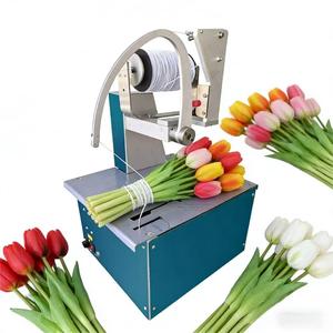 Machine d'emballage automatique de ficelle élastique, machine de ligature, machine de nouage de bouquet de fleurs - Product Image 4