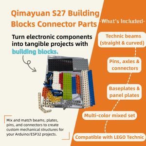 Kit STEM de Programación Electrónica QMY <span class=keywords><strong>ESP32</strong></span>-S3 PH2.0, Bloques de Codificación de Robots de Simulación Virtual Plug-and-Play, Educación de IA con Voz - Product Image 3