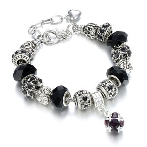 Bracelets en gros pour femmes, style européen classique, chaîne serpent, plaqué or rose/or/noir, avec cristaux et strass, pour usage quotidien - Product Image 4