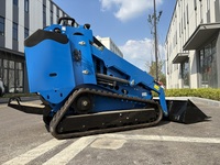 OMITECH Livraison Rapide Mini-chargeuse compacte professionnelle diesel avec boîte de vitesses, moteur importé, roulement et pompe