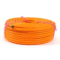 Tuyau d'air orange, tuyau de pulvérisation de qualité industrielle, résistant à l'usure et à la corrosion, adapté au nettoyage des tuyaux de compresseur d'air