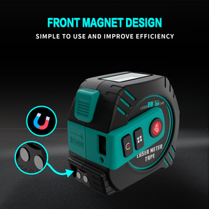 5m Băng 80m laser đo chùm màu xanh lá cây hiển thị kỹ thuật số chính xác cầm tay khoảng cách công cụ đo - Product Image 5
