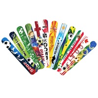 Pulseras de golpeo con bandera a juego para despedida de soltera, set de recuerdos para fiesta