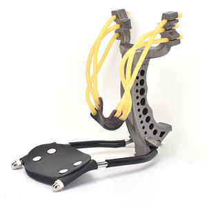 Jagd im Freien mit einer faltbaren Schleuder mit einer Handgelenks tütze mit Gummiband Sling Shot CatapultBig Power New Sling shot - Product Image 4