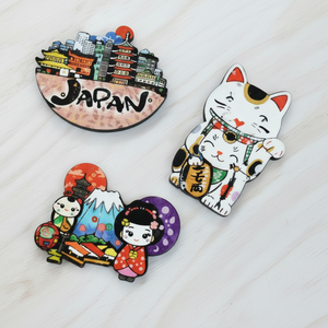Aimant de réfrigérateur souvenir du Japon pour afficher vos souvenirs de voyage - Product Image 1