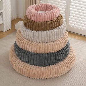 <span class=keywords><strong>Cama</strong></span> para Perro Zepet New Fur Donut, <span class=keywords><strong>Cama</strong></span> Redonda de Lujo para Perro, Alfombra Lavable para Gato, Cojín Cálido para Mascotas - Product Image 2