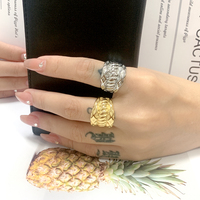 Bague de mode torsadée en forme de pain, multi-éléments, accessoires pour doigts