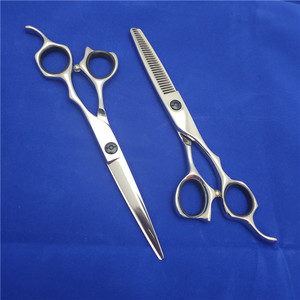 Tijeras de Peluquería Personalizables de Acero Inoxidable 440C, Tijeras de Entresacar de 30 Dientes para Diestros, Profesionales de Salón - Product Image 1