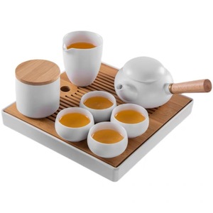 Juego de té de cerámica personalizable ESTICK, olla lateral de horno <span class=keywords><strong>Ding</strong></span> japonés para el hogar o el viaje, juego de té de Kung <span class=keywords><strong>Fu</strong></span> con logotipo personalizado - Product Image 6