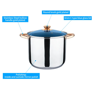 12-Piece Stainless Steel Non-Stick Cookware Set-Kitchen <b>Pots</b> and Pans - Product Image 3