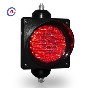 ไฟจราจร LED สีแดงเขียว ยี่ห้อ GUANGAN ขนาด 100 มม. ใช้พลังงานแสงอาทิตย์และไฟฟ้า ผลิตที่กวางตุ้ง ระบบจราจรบนถนน - Product Image 1