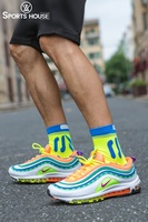 Chaussettes de course à la cheville Custom Sport Elite pour hommes unisexe Chaussettes de course blanches rembourrées absorbant la sueur pastel
