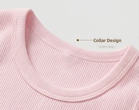 Baumwoll-Jersey Ärmelloser Baby-Body für Jungen und Mädchen, Leichter Sommer-Rüschenanzug, Chinesischer Lieferant, Großhandel