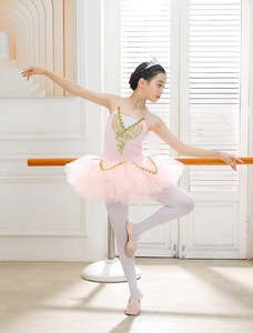 Gonna da Balletto per Bambine, <span class=keywords><strong>Tutù</strong></span> Professionale per <span class=keywords><strong>Danza</strong></span>, Abito da Spettacolo per Bambine Piccole, Vestito da Principessa in Tulle - Product Image 3
