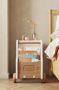 هواية شجرة عربة لعبة للأطفال موضوع خزانة البلاستيك الأثاث لعب التخزين رف - Product Image 5