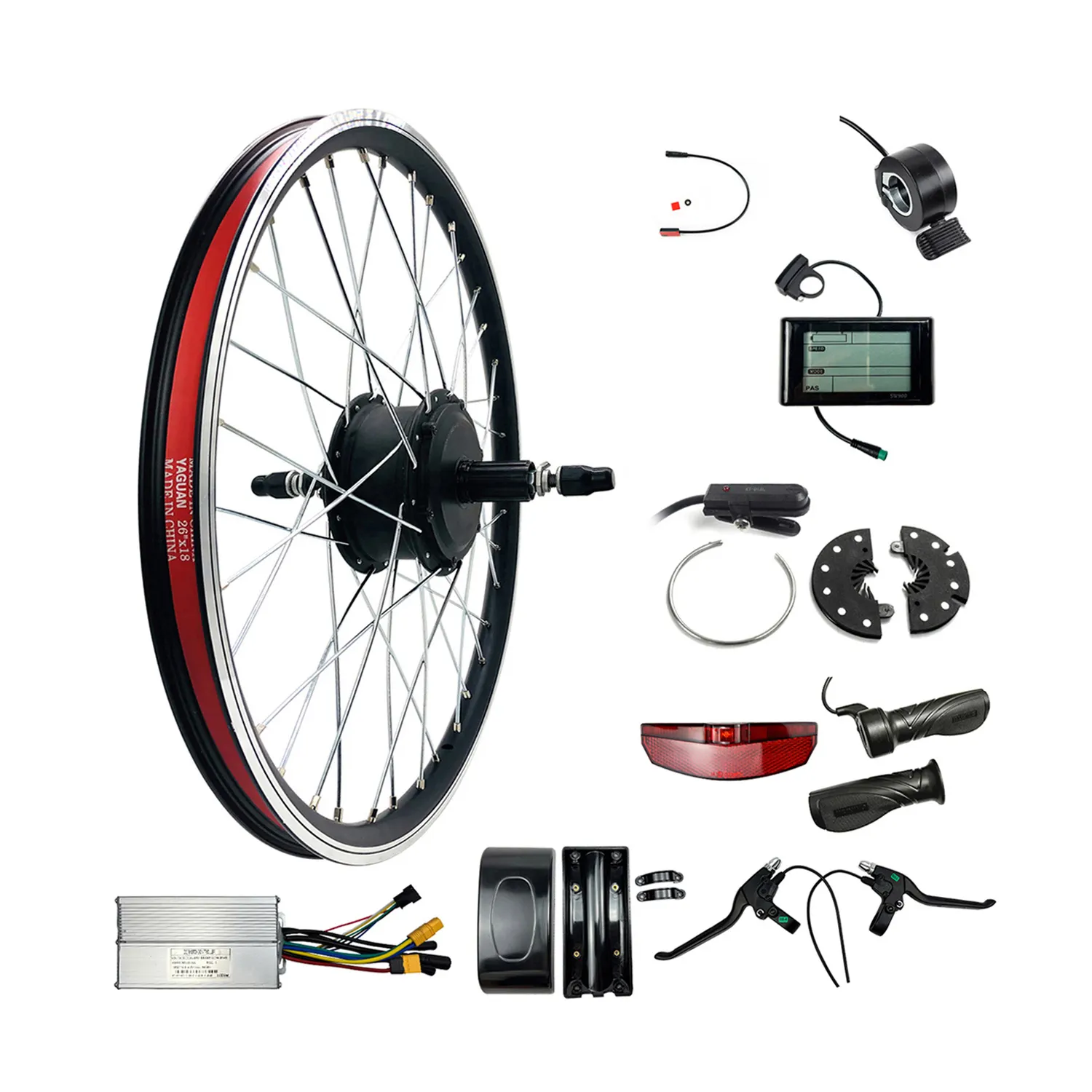 Kit de conversión de bicicleta eléctrica, 48V, 1000W, 1500W, 2000W, 3000W, precio barato