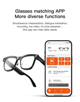 Gafas Inteligentes Multifuncionales M08H, Llamadas Manos Libres, Captura de Video 1080P, Grabadora de Voz, Asistente de IA, Control por Aplicación, IP68