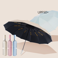 Nouveau Logo Personnalisé Publicité Parapluie Pliant Semi-Automatique Hommes Cadeau d'Affaires Double Quille Conception pour Voyage Extérieur