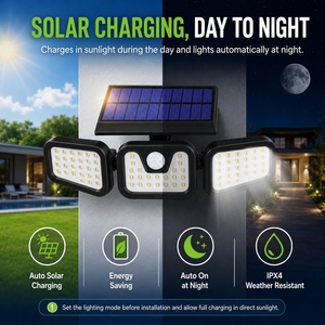 <span class=keywords><strong>Lampe</strong></span> <span class=keywords><strong>solaire</strong></span> LED extérieure pour rue, <span class=keywords><strong>lampe</strong></span> murale <span class=keywords><strong>solaire</strong></span> de jardin, lampes solaires étanches à quatre faces, lampes solaires extérieures pour portail avant, lampes de jardin - Product Image 3
