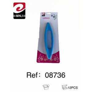 Limas Emery Board Blue 12Pcs Pack For Nail Care Manicure - Product Image 1