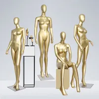 Used Full Body Mannequin for Women, Champagne Gold