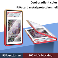 Protection UV à 100 %, plaque métallique en alliage d'aluminium pour pare-chocs dégradé Pokémon pour cartes gradées avec indice PSA