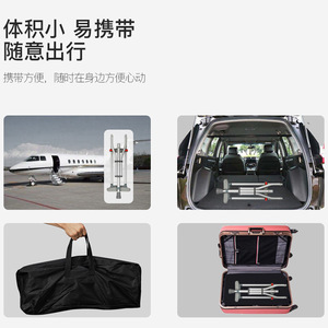 Bâton de marche Hejianze pour aînés et personnes handicapées, détachable, rétractable, léger et pliable, idéal pour les voyages - Product Image 1