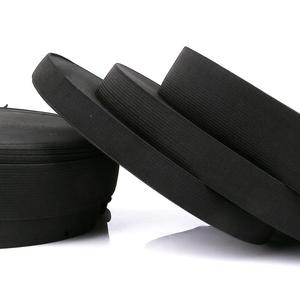 Faixa elástica feita malha do poliéster no Webbing preto branco da escala 0.6cm ~ 5cm - Product Image 4