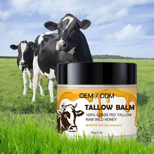 B nhãn hiệu riêng cỏ Hữu Cơ Fed Whipped handmade tùy chỉnh Halal mỡ động vật thịt bò mật ong sáp ong Balm - Product Image 6