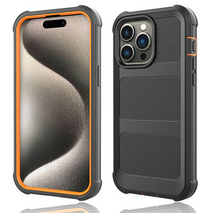 Custodia per telefono <span class=keywords><strong>2</strong></span> in 1 TPU per modelli di iPhone con Design a colori misti custodia per angoli Anti Shock - Product Image 1