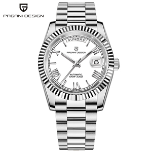 PAGANI DESIGN 1752 Orologio da Polso Automatico Meccanico da Uomo in Acciaio Inossidabile di Lusso 36mm Impermeabile 100M con Rivestimento AR - Product Image 1