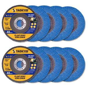 قرص قلاب عالي الجودة من الألومنيوم الزركونيا لطحن الفولاذ المقاوم للصدأ وسبائك الصلب - Product Image 2