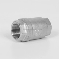 Válvula de Retención Vertical de Alta Presión 1000WOG SS304 con Conexión Hembra NPT, Válvula Unidireccional de Línea con Resorte para Tuberías de Aceite y Gas