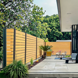 <span class=keywords><strong>เสา</strong></span>รั้วหลังบ้าน/<span class=keywords><strong>สวน</strong></span> แผง WPC รั้วเพื่อความเป็นส่วนตัว ราวกันตกภายนอก แบบกำหนดเอง - Product Image 1