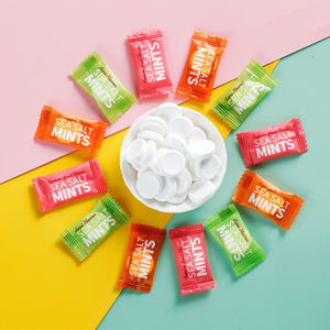 Caramelo con sabor a menta sin azúcar Sabor fuerte Aliento fresco Dulces golosinas refrescantes Sal marina para la bolsa de servicio de recepción del hotel - Product Image 3