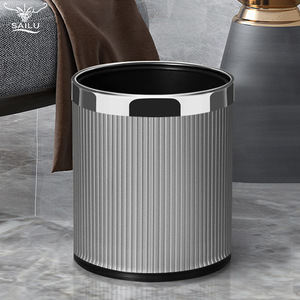Sailu Cylindrical Trash Can Large Size Modern Minimalist Style For Home Kitchen Bedroom Bathroom Office Indoor Use - Product Image 1