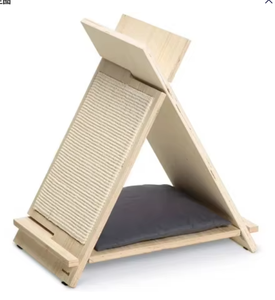 Animal de compagnie <span class=keywords><strong>tipi</strong></span> wigwam animaux maison <span class=keywords><strong>lit</strong></span> grattoir chats meubles chat <span class=keywords><strong>tipi</strong></span> chat griffoir meubles pour animaux de compagnie - Product Image 4