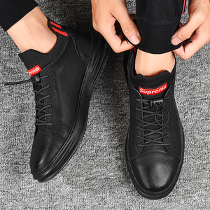 Zapatillas Deportivas de Estilo Casual para Hombre, de Cuero Auténtico, Transpirables, de Buena Venta - Product Image 5