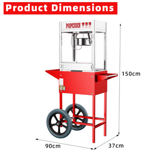 Nouvelle <span class=keywords><strong>machine</strong></span> à <span class=keywords><strong>pop</strong></span>-<span class=keywords><strong>corn</strong></span> électrique professionnelle sur chariot à roues, haute productivité pour événements, fêtes de rue, cinéma (220V/110V) - Product Image 5