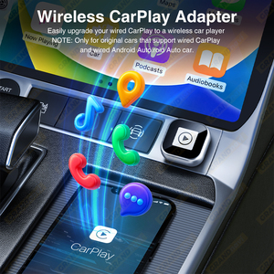 GRANDNAVI USB sans fil Carplay Android Auto 2in1 BT Play Music Googl Map Sir Commande vocale - Product Image 5