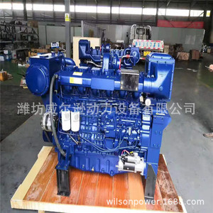เครื่องยนต์ดีเซลทางทะเล Weifang WP12 450 แรงม้า หกสูบ สี่จังหวะ 1800 รอบต่อนาที สตาร์ทอัตโนมัติ สำหรับเรือ - Product Image 3