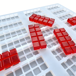 <span class=keywords><strong>Moule</strong></span> en silicone rectangulaire de 4,5 ml pour bonbons au caramel, chocolat, truffes, ganache, gelée, praline, <span class=keywords><strong>beurre</strong></span>, et bac à glaçons - Product Image 1