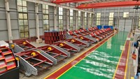 Crible vibrant linéaire à double moteur avec moteur et engrenage, haute performance, en acier au carbone, pour la déshydratation des minerais et la séparation du sable, 380V