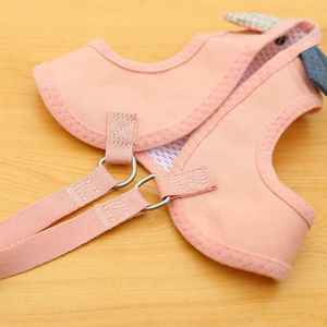 <b>Pet</b> <b>Harness</b> With Leash For Small Medium Large Dogs Polyester Adjustable Vest For Puppies Outdoor Walks - Product Image 4