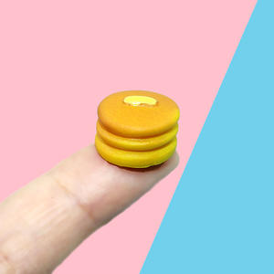 Miniaturas de Panqueques de Resina para Manualidades, Accesorios de Comida de Resina para Juego de Imitación, Decoración Hecha a Mano - Product Image 2