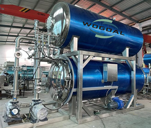 Machine de stérilisation par autoclave à immersion dans l'eau et à vapeur pour aliments en conserve (<span class=keywords><strong>thon</strong></span> et bœuf) et aliments pour animaux de compagnie en sachet rétractable - Product Image 3