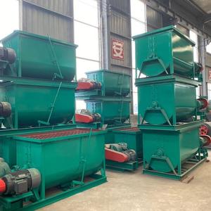 Chất lượng cao công nghiệp thép không gỉ phân bón trộn máy ngang thức ăn trộn - Product Image 6